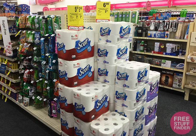 *HOT* $0.24 Per Roll Scott Bath Tissue at CVS