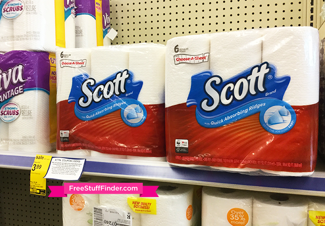 $3.24 (Reg $6) Scott Paper Towels & Scott Bath Tissue at Walgreens