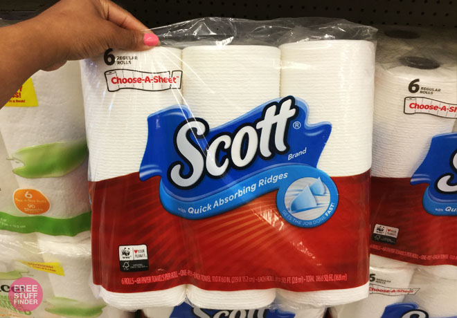 $2.99 (Reg $5.99) Scott Paper Towels at Walgreens