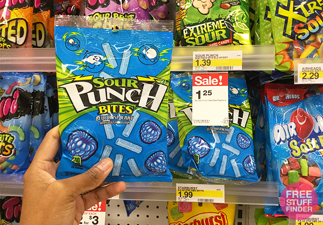 *HOT* $0.19 (Reg $1.39) Sour Punch Blue Raspberry Bites at Target