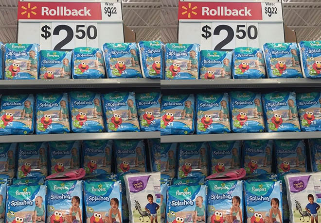 *HOT* Clearance Find: $2.50 (Reg $9.22) Pampers Splashers Disposable Swim Pants at Walmart