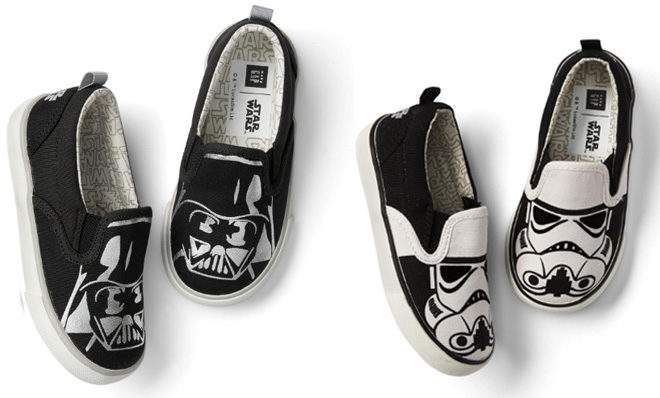 $10.80 (Reg $35) Gap Star Wars Slip-On Sneakers + FREE Shipping