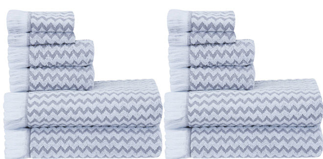 $8.98 (Reg $23) Better Homes & Gardens 6-Piece Towel Set + FREE Pickup
