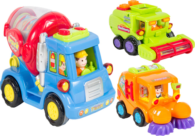 $16.94 (Reg $60) 3 Push & Go Toy Vehicles + FREE Shipping