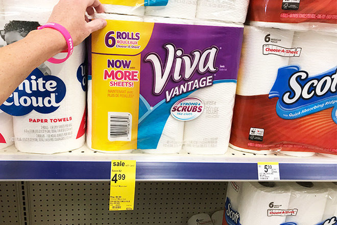 $2.74 (Reg $5) Viva Vintage Paper Towels at Walgreens