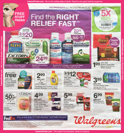 *HOT* Walgreens Ad Preview (Week 10/15 – 10/21)