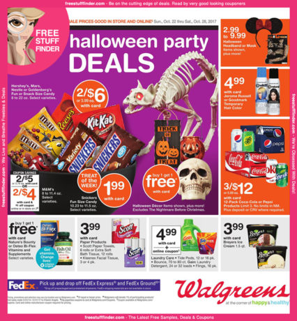 *HOT* Walgreens Ad Preview (Week 10/22 – 10/28)