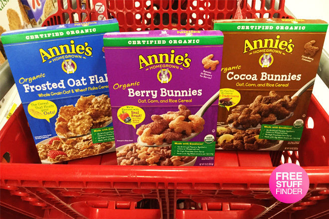 $3 (Reg $4.19) Annie's Cereal at Target