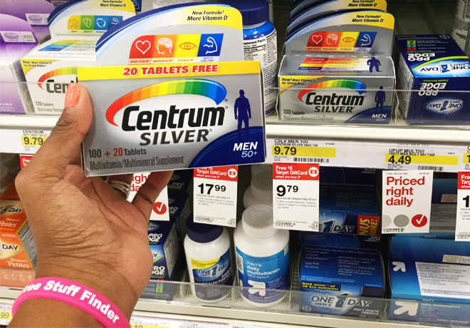 $5.29 (Reg $9.79) Centrum Silver Multivitamins at Target