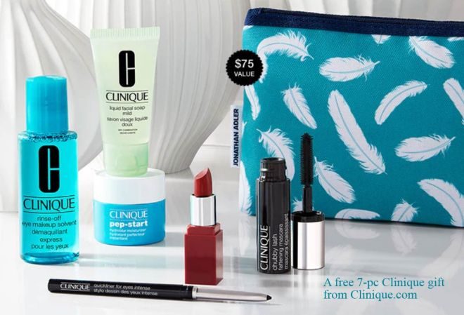 FREE Clinique 7-Piece Gift Set with Purchase ($75 Value!)