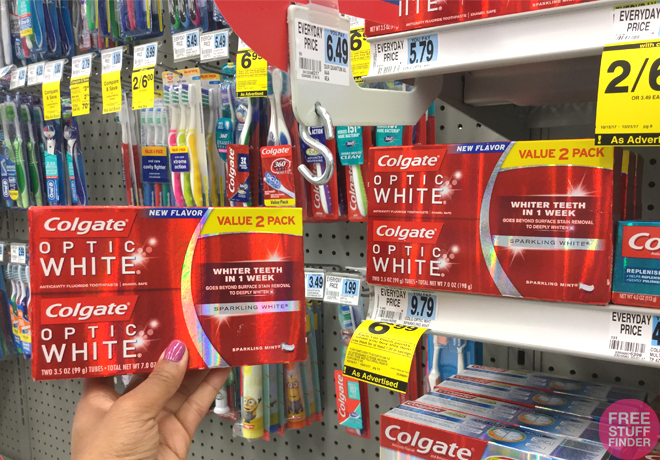 $4.49 (Reg $9.79) Colgate Toothpaste 2-Pack at Rite Aid