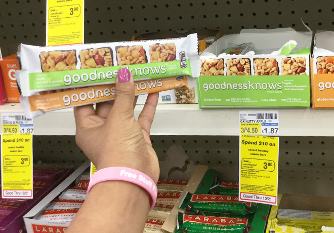 $0.79 (Reg $2) Goodness Knows Snack Squares at CVS