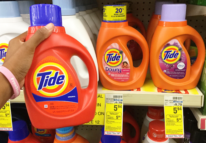 $1.69 (Reg $10) Tide Pods & Detergent at CVS