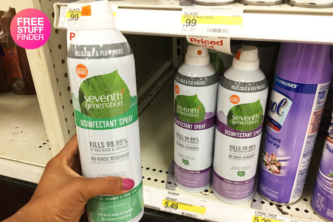 $2.44 (Reg $5.49) Seventh Generation Disinfecting Spray at Target