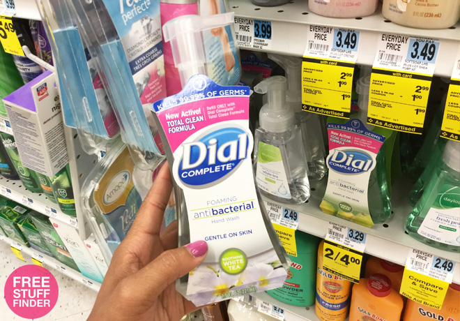 $1 (Reg S3.29) Dial Complete Foaming Hand Wash at Rite Aid