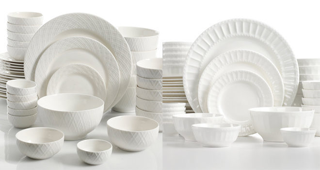 *HOT* $39.99 (Reg $120) White Elements 42-Piece Dinnerware Set