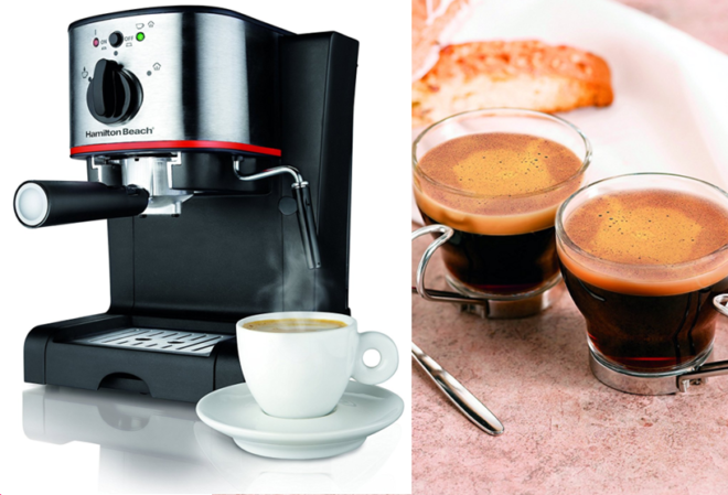 $44 (Reg $129) Hamilton Beach Espresso & Cappuccino Maker + FREE Shipping