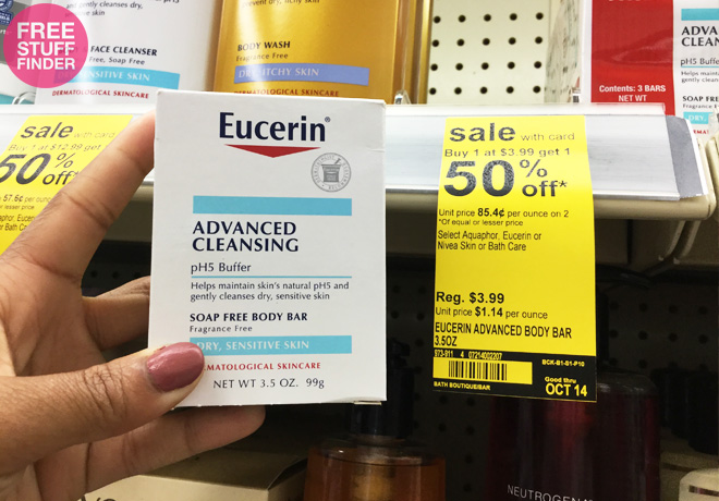 *HOT* $0.99 (Reg $4) Eucerin Body Bar at Walgreens (Print Now!)