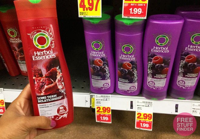 $0.99 (Reg $3) Herbal Essences Hair Products at Kroger