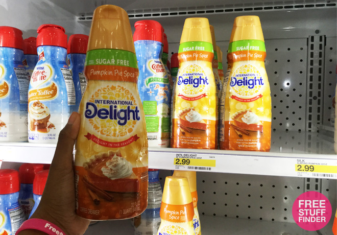 $0.50 (Reg $3) International Delight Pumpkin Spice Coffee Creamer at Target