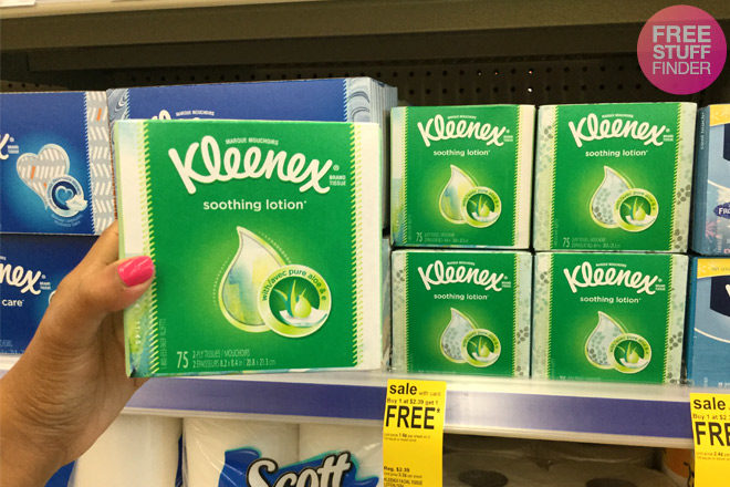 $0.70 (Reg $2.39) Kleenex Facial Tissue at Walgreens