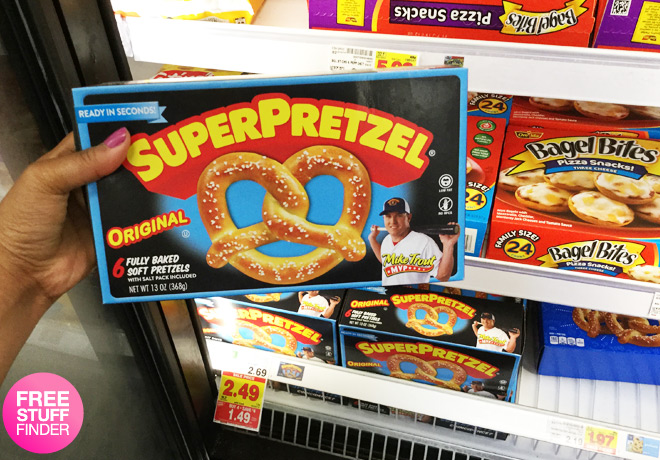 $0.49 (Reg $2.69) SuperPretzel Soft Pretzels at Kroger (Today Only)