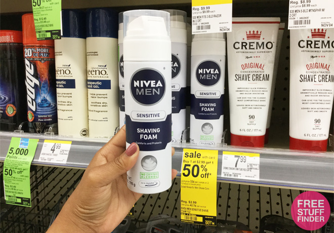 $1.24 (Reg $3) Nivea Men Shave Foam at Walgreens (Print Now!)