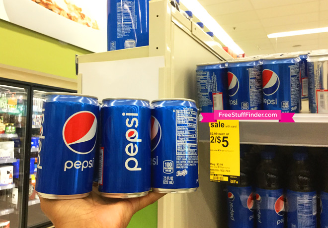 *HOT* $2 (Reg $3.49) Pepsi Mini Cans at Walgreens