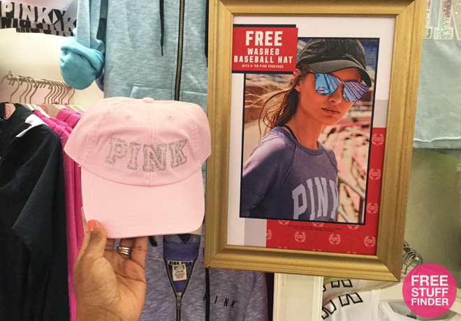 FREE Victoria’s Secret Baseball Hat with PINK Purchase ($27 Value)