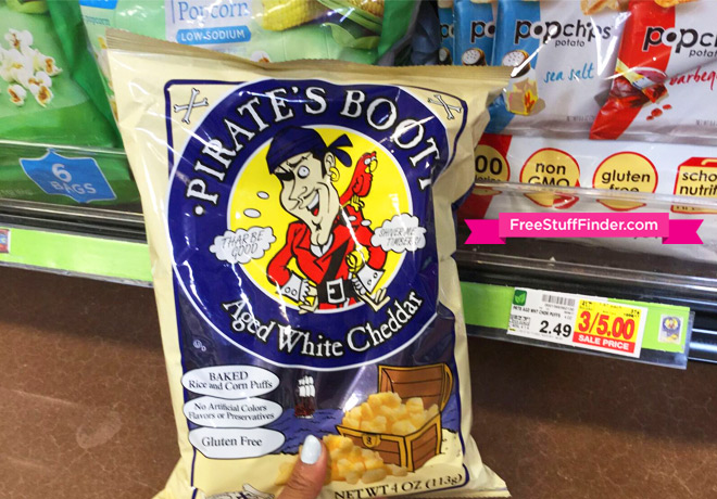 $0.92 (Reg $2.49) Pirate's Booty Snacks at Kroger