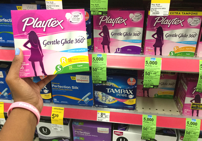 $1.74 (Reg $9) Playtex Gentle Glide Tampons at Walgreens (Print Now!)