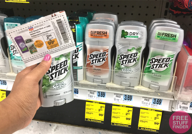 *HOT* $0.24 (Reg $4) Speed Stick Deodorant at Rite Aid (Print Now!)