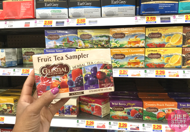 $0.29 (Reg $2.29) Celestial Seasonings Tea Bags at Kroger