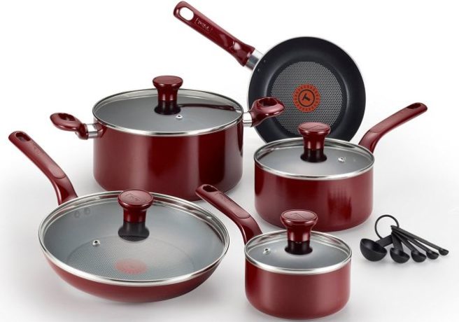 $45.99 (Reg $80) T-fal 14-Piece Nonstick Cookware + FREE Shipping (Best Price!)
