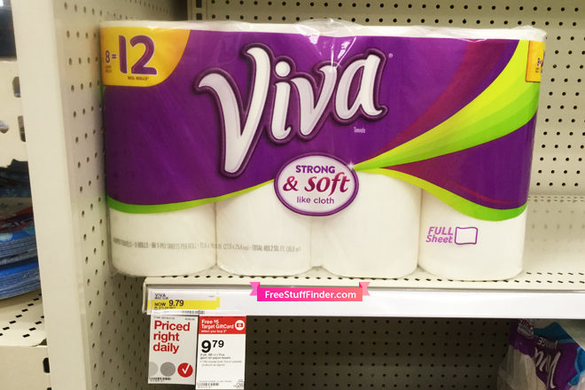 $6.29 (Reg $9.79) Viva Paper Towels at Target