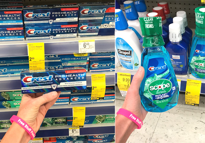 $0.33 (Reg $4.29) Crest Toothpaste, Mouthwash & Oral-B Glide Floss at Walgreens