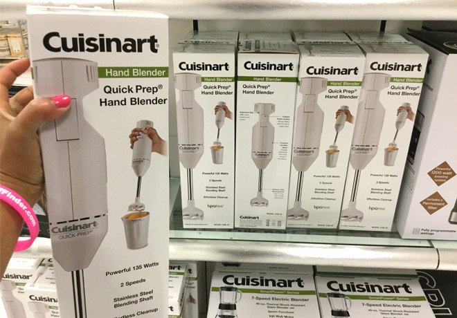 $7.99 (Reg $45) Cuisinart Hand Blender or Hand Mixer + FREE Pickup