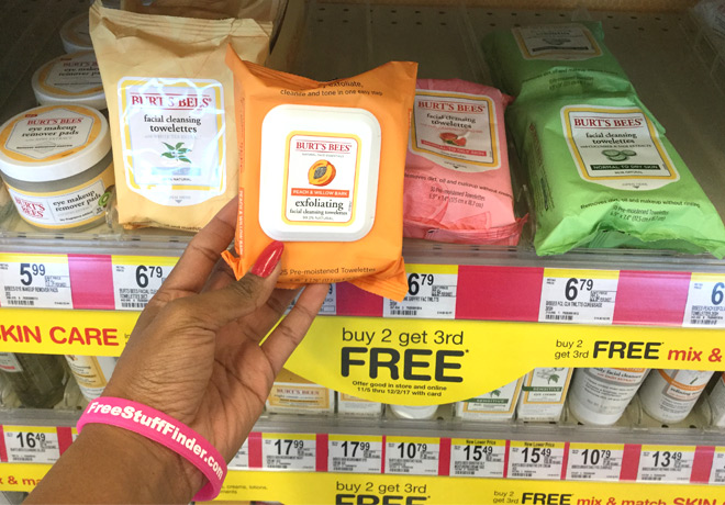 $3.53 (Reg $6.79) Burt's Bees Facial Towelettes at Walgreens (Print Now!)