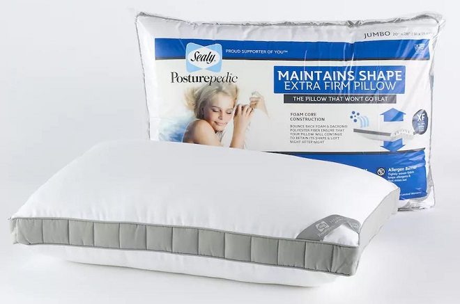 $10.49 (Reg $30) Sealy Posturepedic Pillows + FREE Shipping