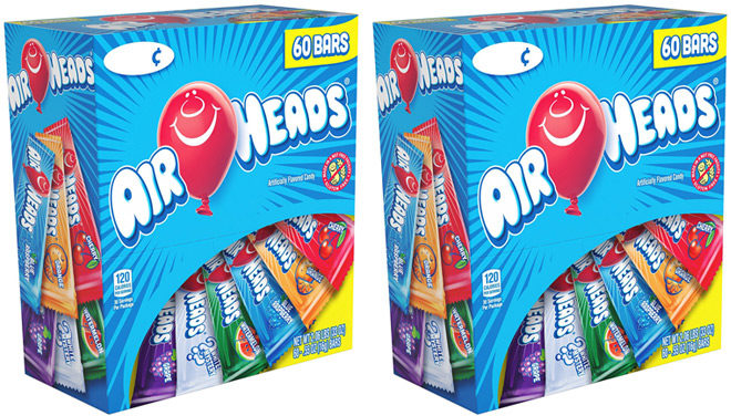 $6.20 Airheads 60-Pack Variety Bars + FREE Shipping (Only $0.10 Each!)
