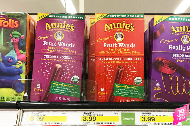 *HOT* $1 (Reg $4) Annie’s Organic Fruit Wands at Target