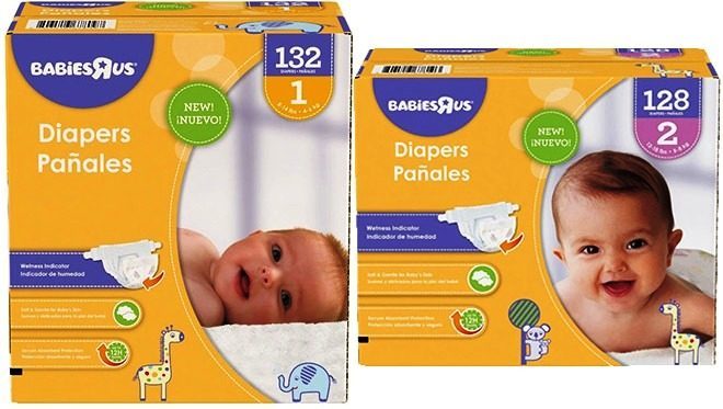 *HOT* $11.99 (Reg $20) BabiesRUs Brand Super Pack Diapers & Wipes