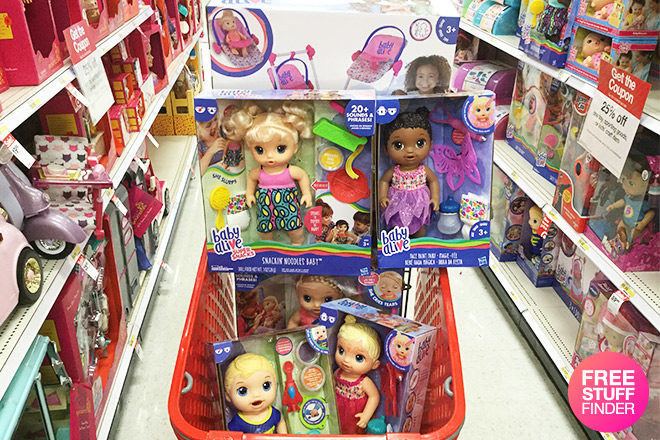 *HOT* 25% Off Baby Alive Dolls & Accessories at Target (Today Only!)