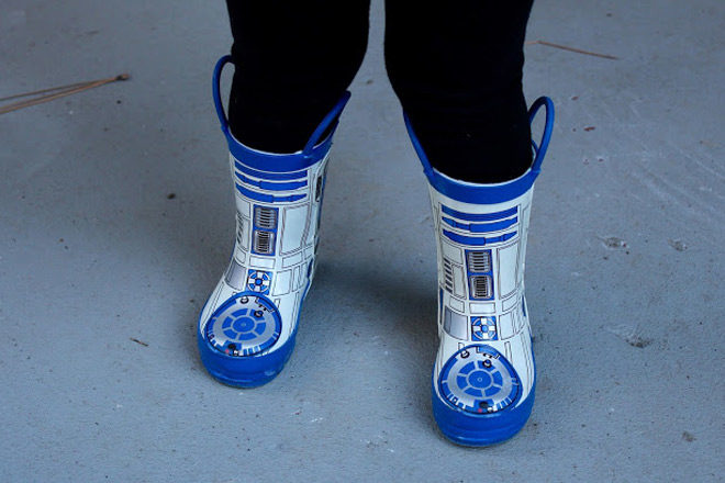 $15.03 (Reg $47) Kids Star Wars Rain Boots + FREE Pickup