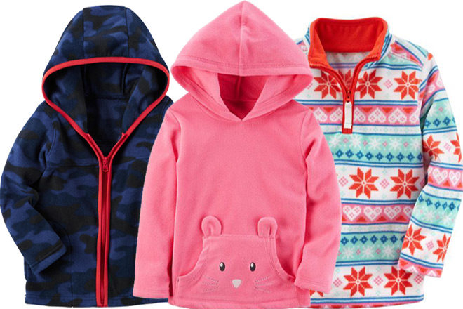 *HOT* $5 (Reg $26) Carter's Fleece Jackets, Pullovers & Pants + FREE Shipping