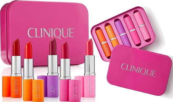 *HOT* $21.25 Clinique 5-Pc Lipstick Set & Sampler Set + FREE Shipping ($90 Value!)