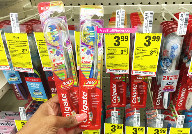 *HOT* $0.24 (Reg $7) Colgate 360 Toothbrush at CVS (Print Now!)