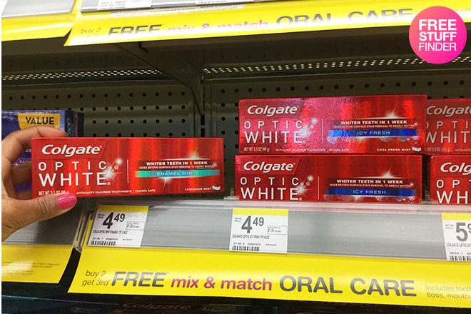 FREE Colgate Optic White Toothpaste at Walgreens (Week 11/5)