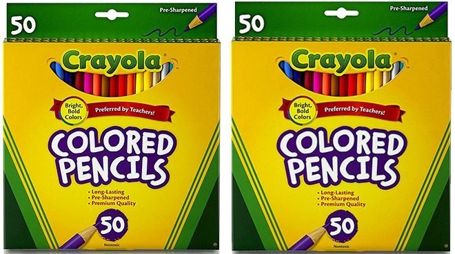 *HOT* $6.26 (Reg $13) Crayola Colored Pencils 50-Pack