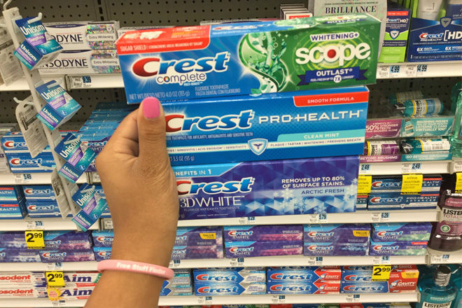 *HOT* FREE Crest Toothpaste at Rite Aid